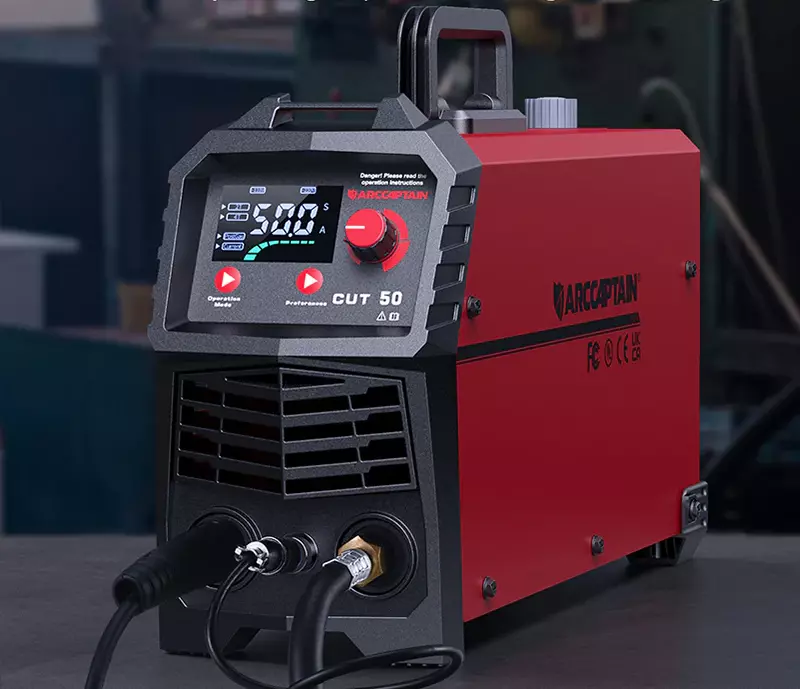 Arccaptain cut50 plasma cutter front side