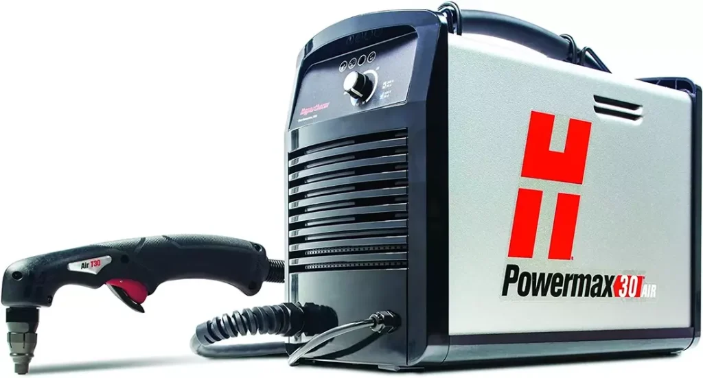Image of a Hypertherm Powermax 30 Air - Best Brand-name Plasma Cutter With Compressor