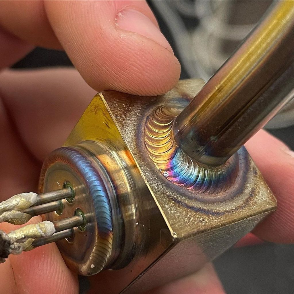 micro TIG welding brass by profesinal
