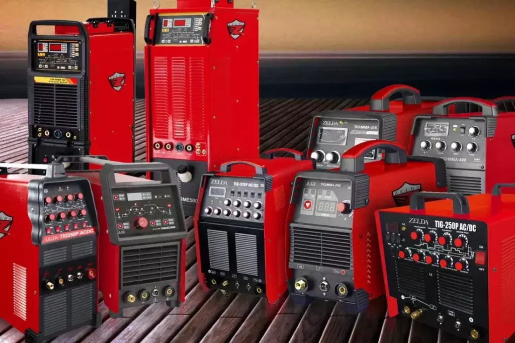 Various TIG welders 