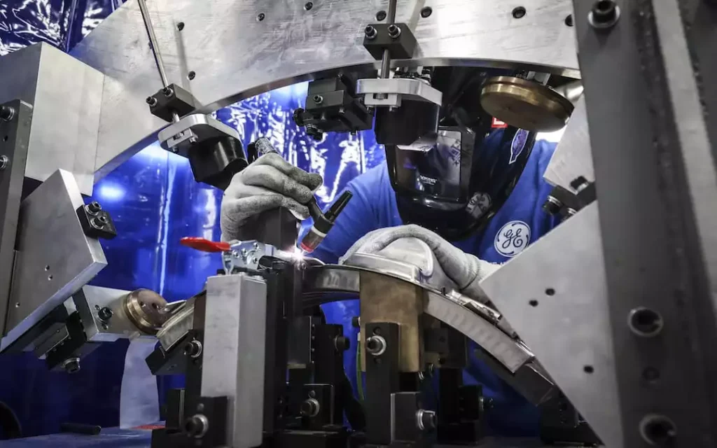 TIG welding aerospace parts