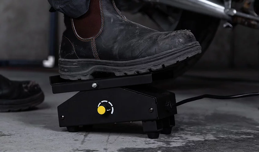 simple shop foot pedal remote control for TIG welding