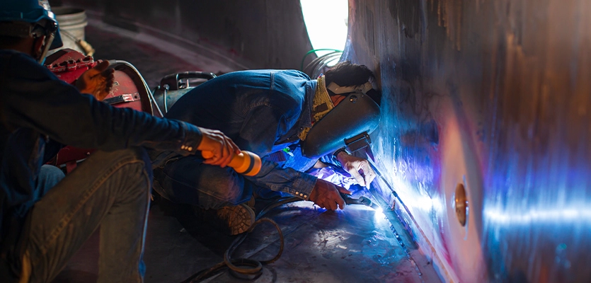 tig welding in aircraft maintenance