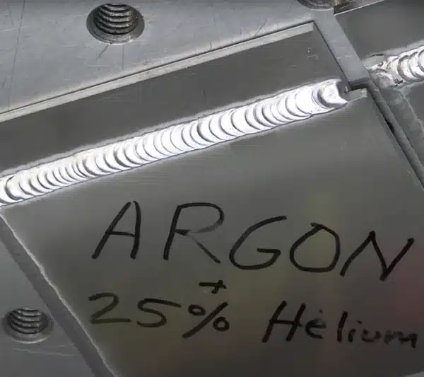 mig welding aluminum with argon/helium mixture