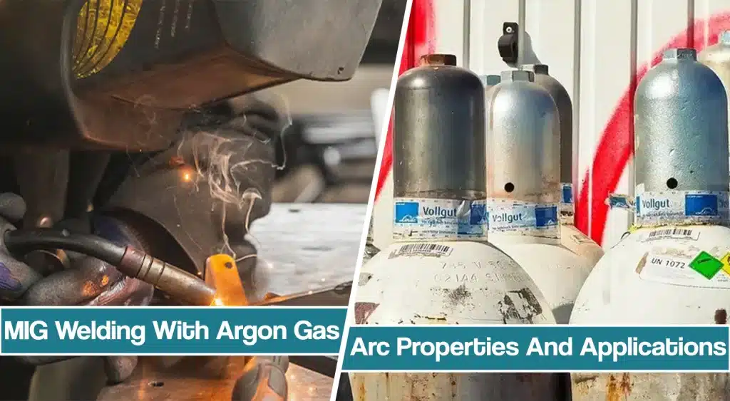 Feature Image for the article - MIG welding with Argon shielding gas.