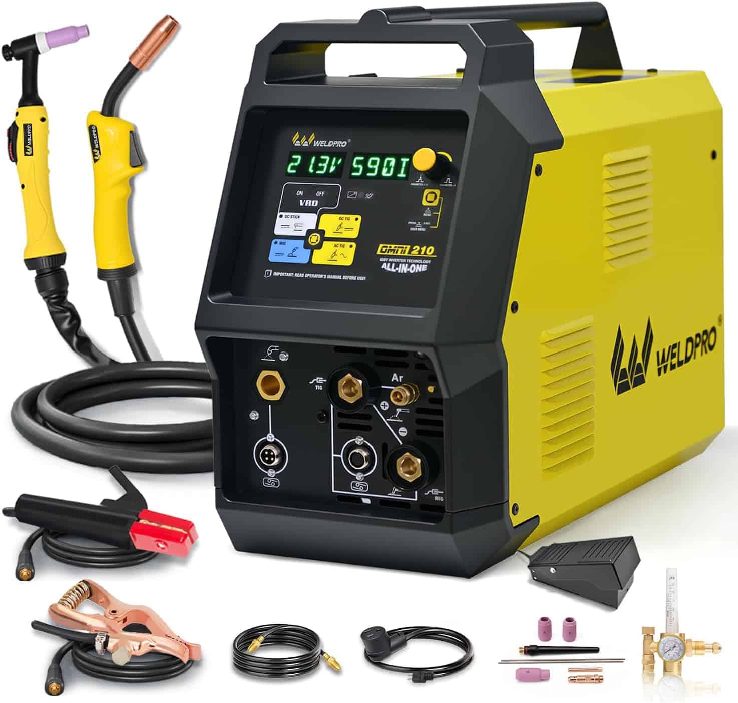 Weldpro Omni210 200A 6-in-1 Welder