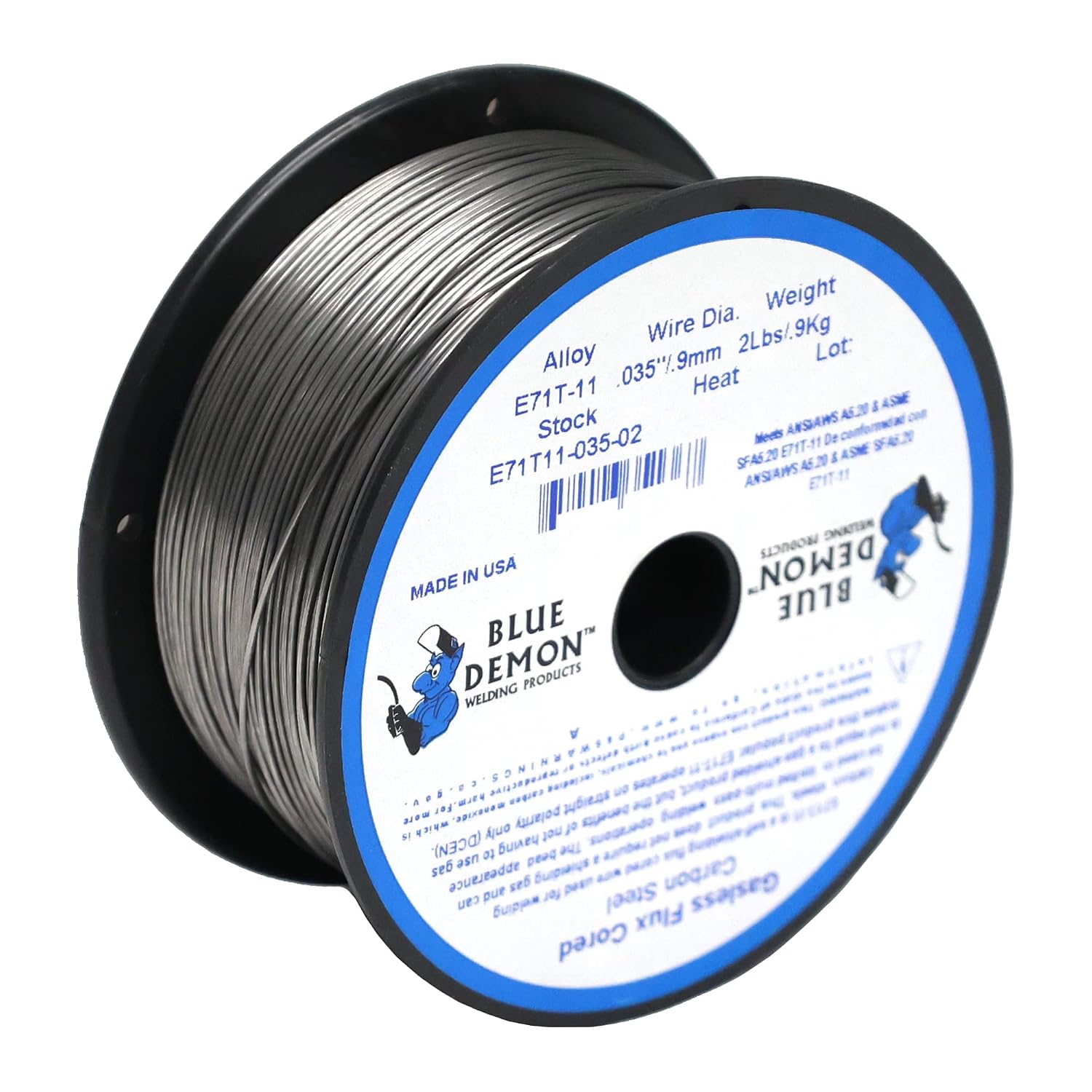 Blue Demon E71T-11 Gasless Flux Core Welding Wire
