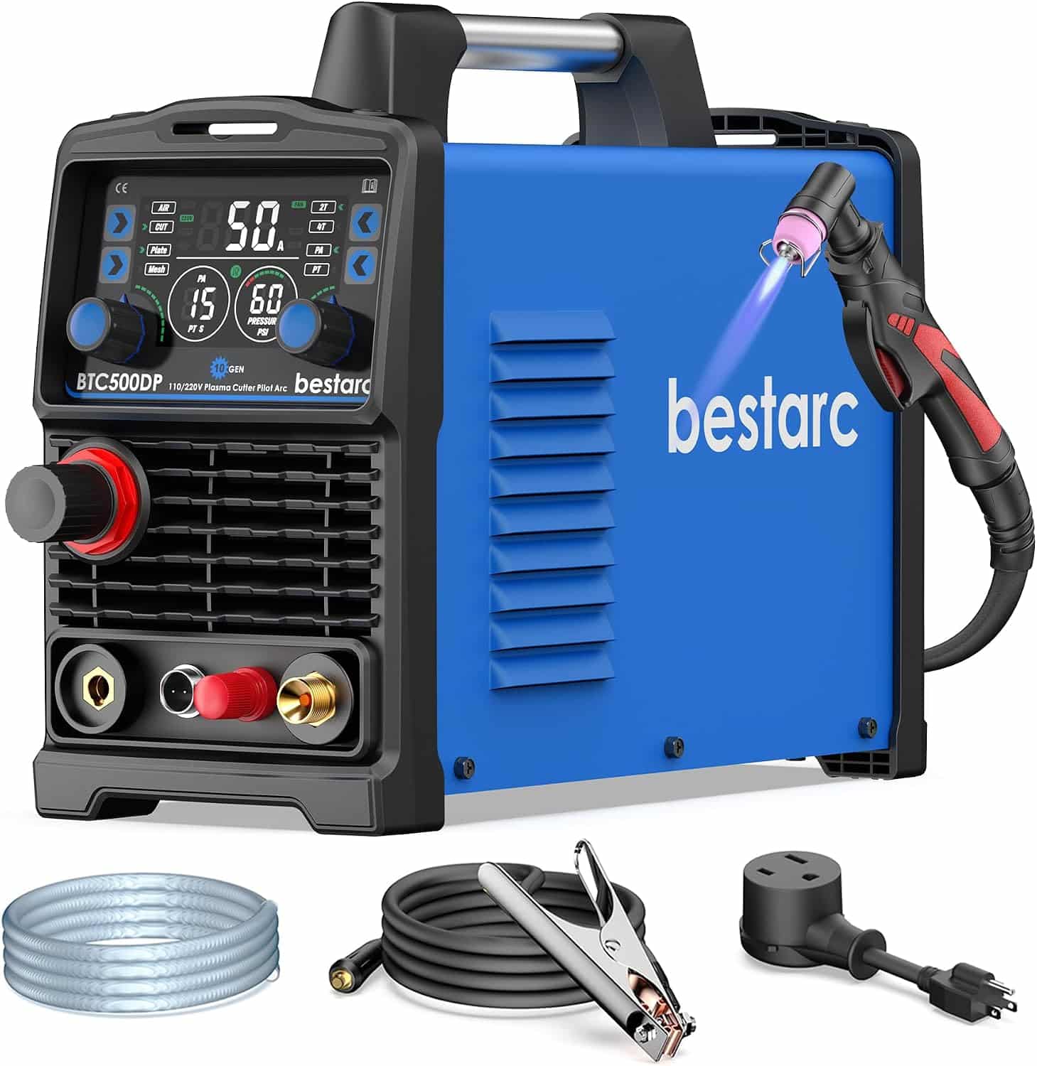 Bestarc Pilot Arc 50A Plasma Cutter Dual Voltage