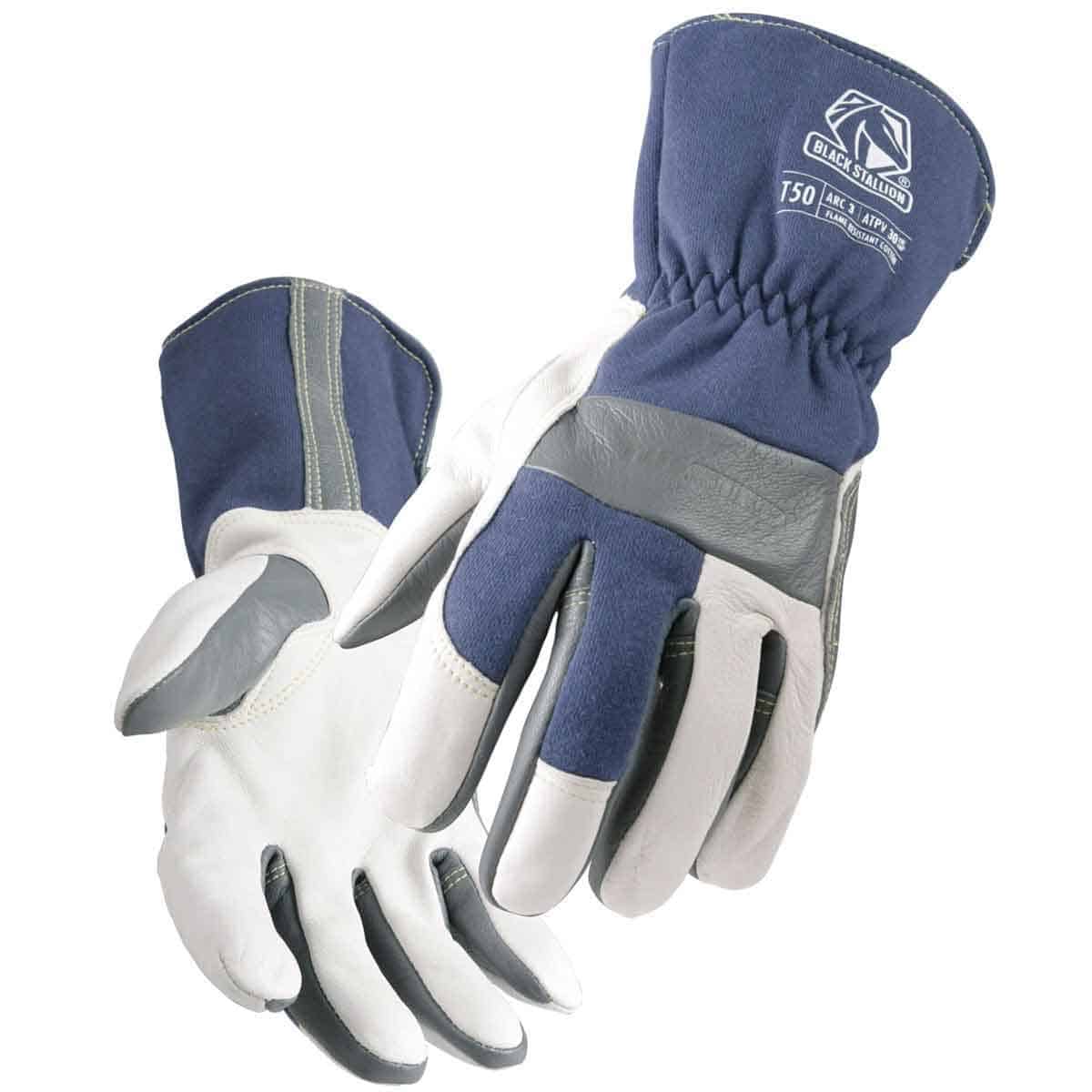 Black Stallion T50 Premium Goatskin TIG Welding Gloves