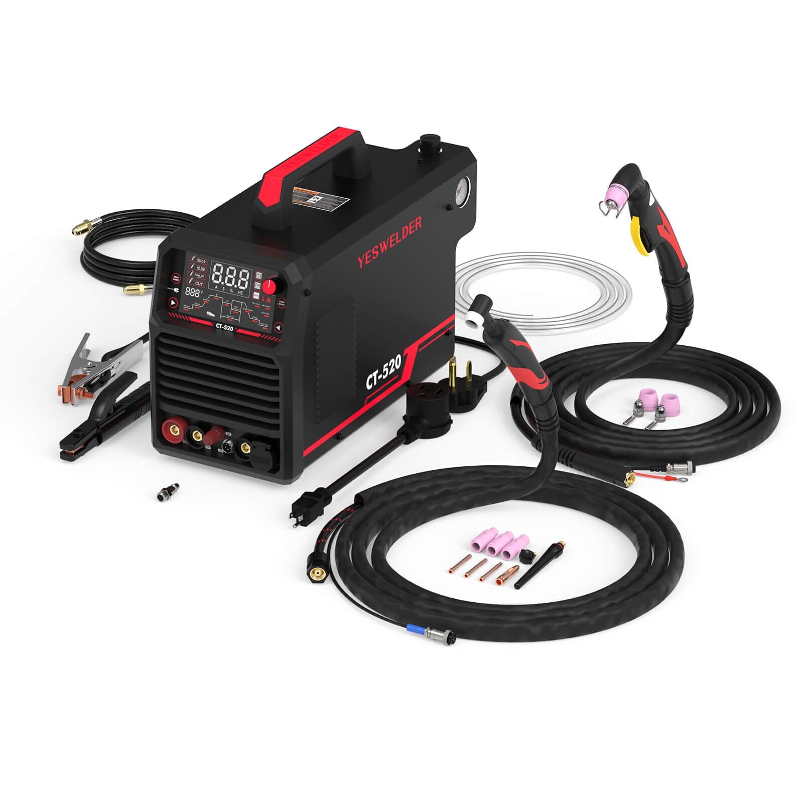 YESWELDER CT-520 5-in-1 Welder Plasma Cutter