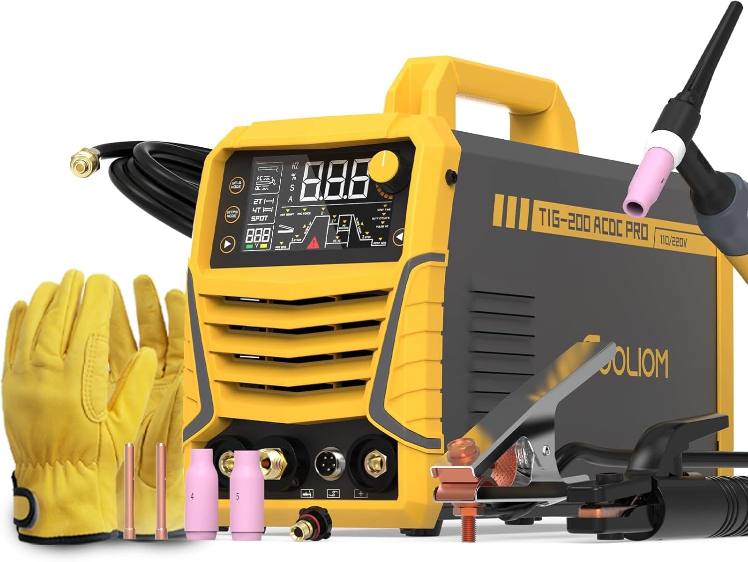 TOOLIOM 200A AC/DC TIG welder