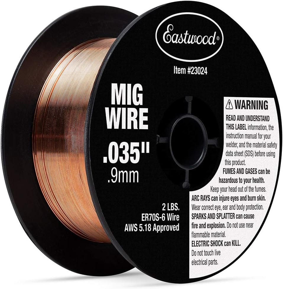 Eastwood ER70S-6 .035" MIG Welding Wire — 2 lb Spool