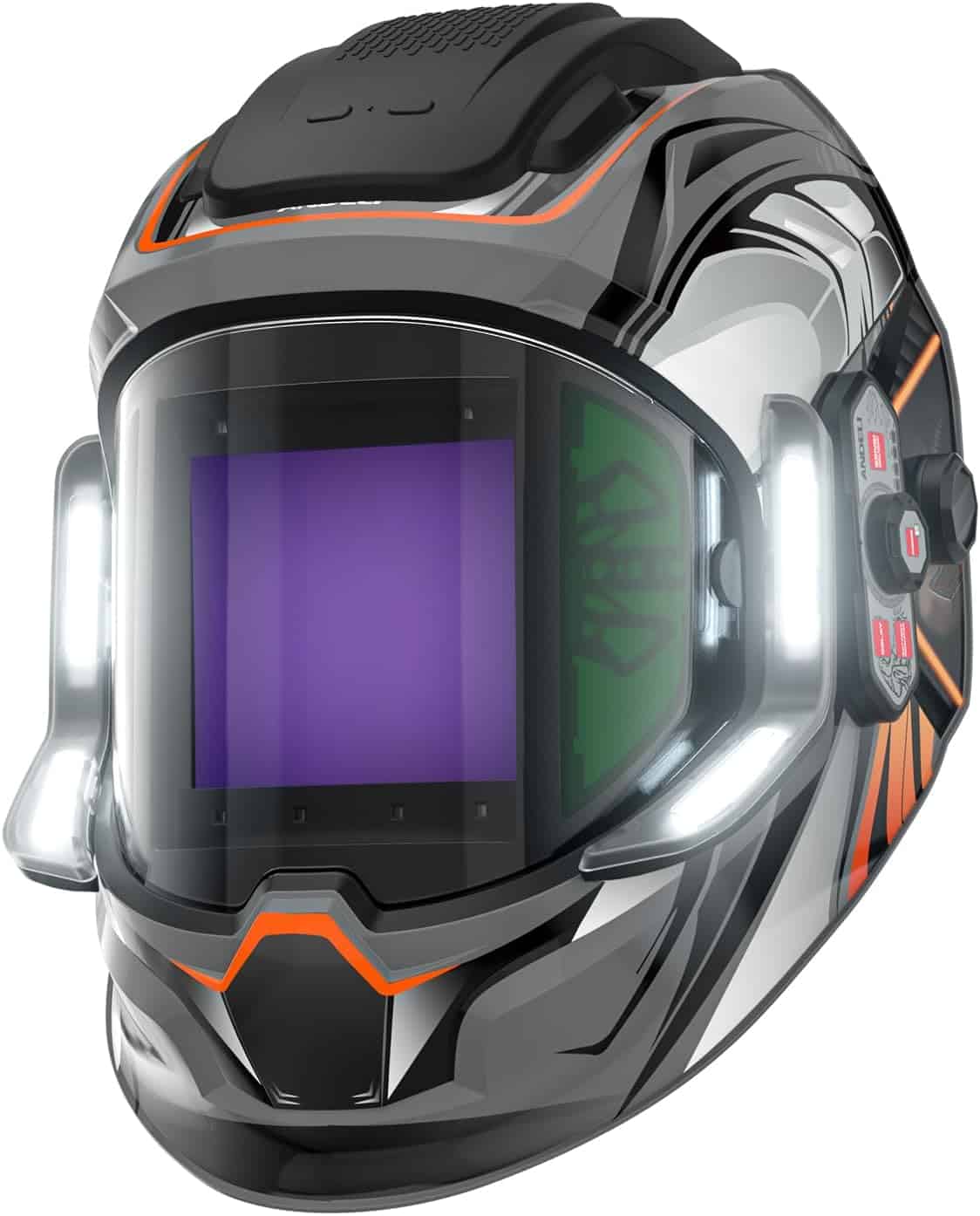 ANDELI Auto Darkening Welding Helmet with Light and Internal Display