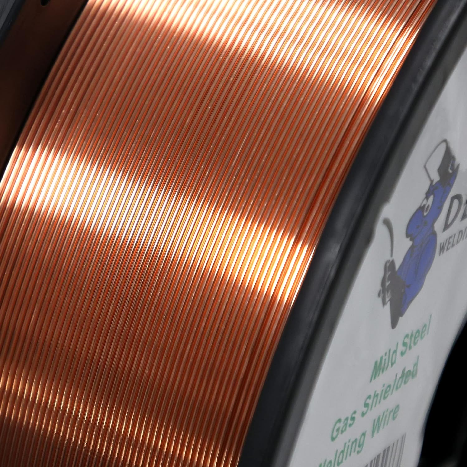 Blue Demon ER70S-6 .030″ 11 lb MIG Wire Review 4 Blue Demon ER70S-6 .030 copper coated solid MIG wire detail
