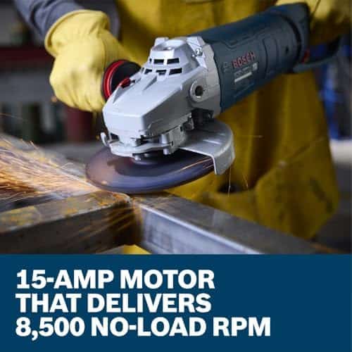 Bosch GWS25-180JR grinding wheel guard and spindle