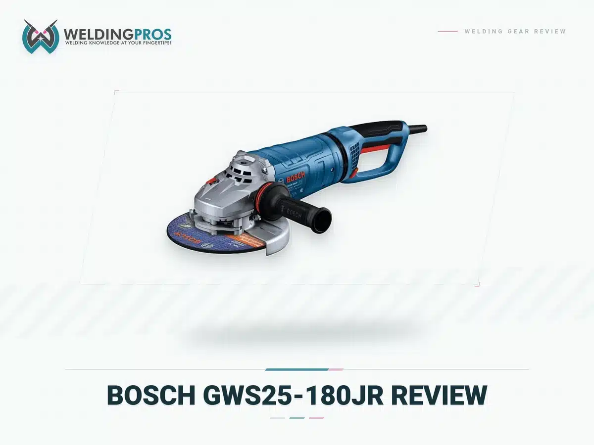 Bosch GWS25-180JR 7 inch large angle grinder review