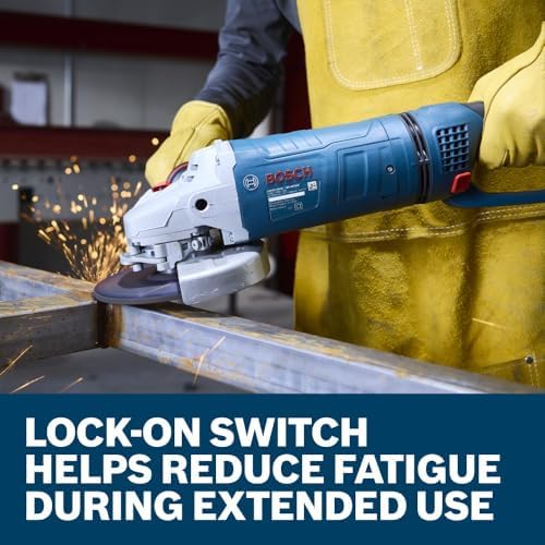 Bosch GWS25-180JR lock-on trigger switch and rear handle