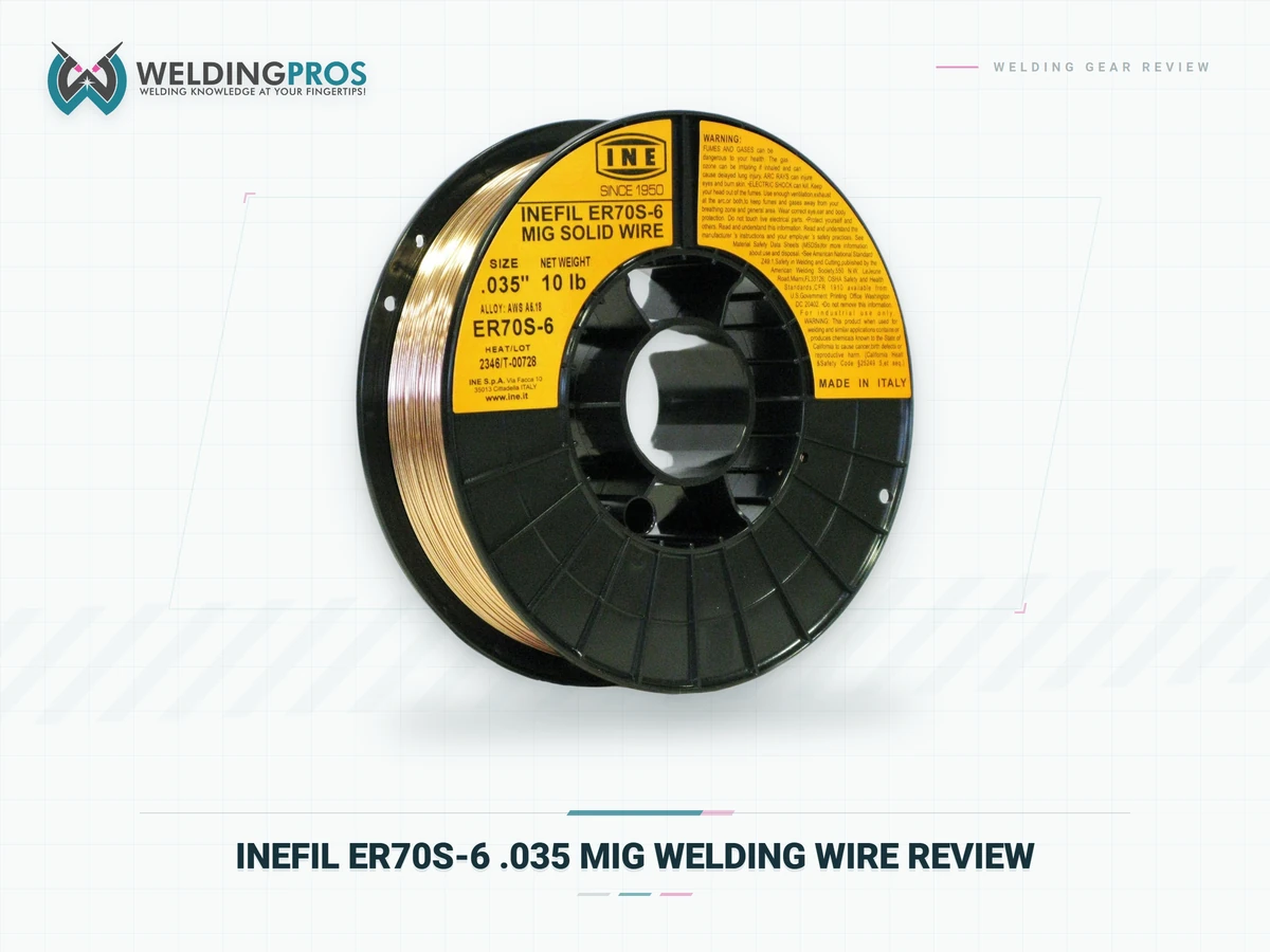 INEFIL ER70S-6 .035 MIG Welding Wire review featured image