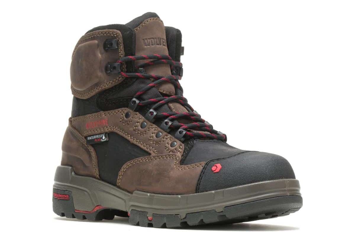 Wolverine Legend boot side profile showing 6 inch shaft height